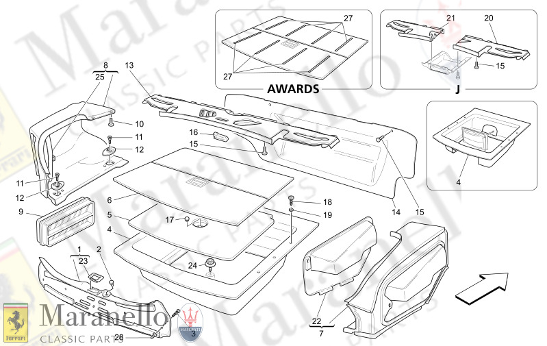 09.61 - 1 LUGGAGE COMPARTMENT MATS