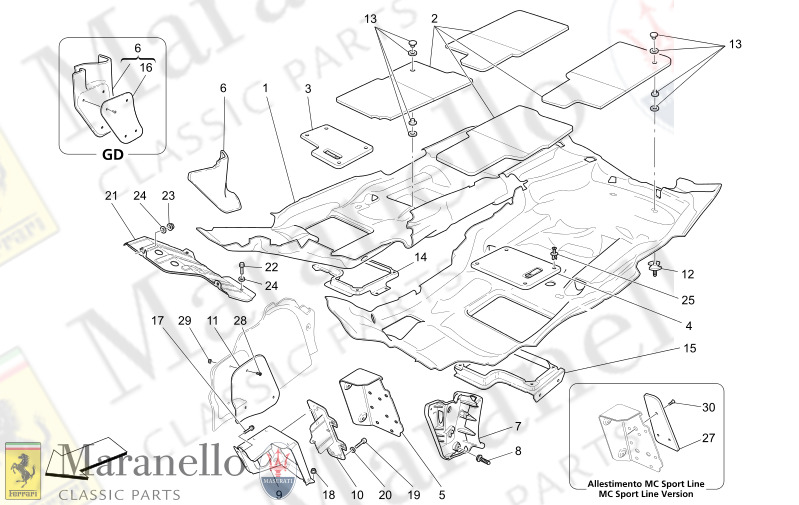 09.60 - 1 PASSENGER COMPARTMENT MATS