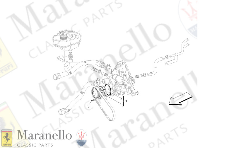 01.72 - 1 COOLING SYSTEM WATER PUMP