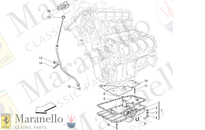 01.60 - 1 LUBRICATION SYSTEM CIRCUIT AND COLLECTION