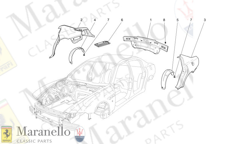 09.02 - 1 BODYWORK AND REAR OUTER TRIM PANELS