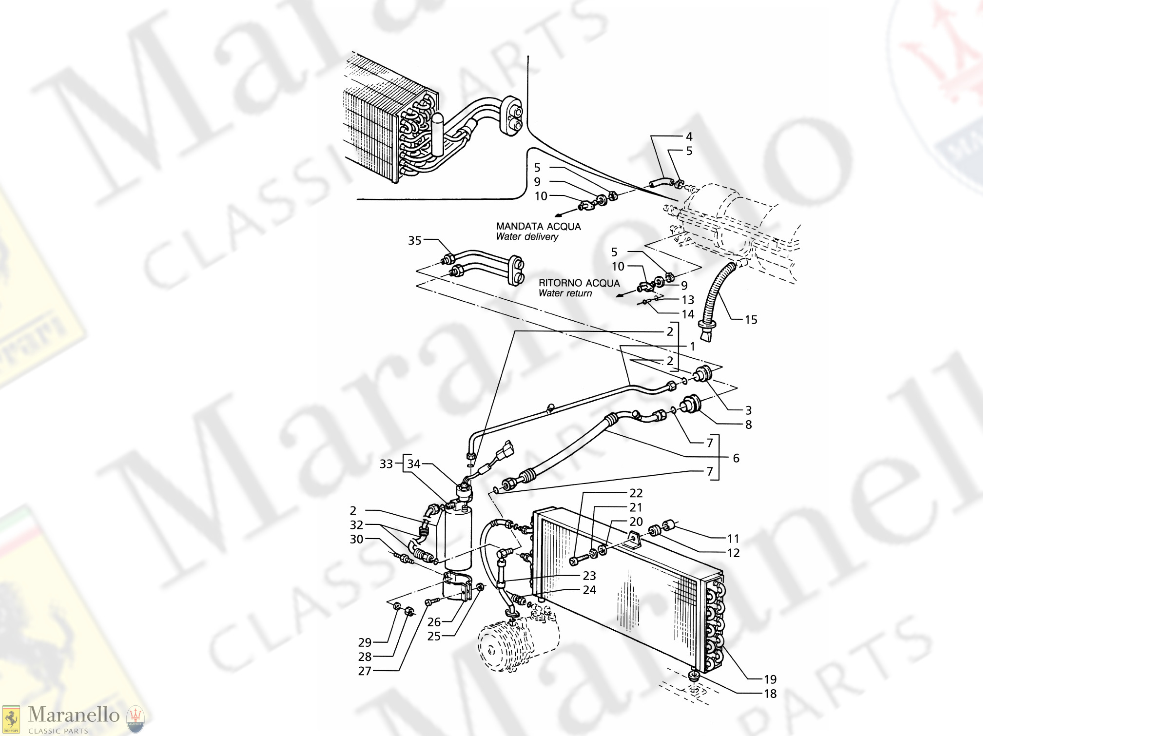 21.1 - AIR CONDITIONING SYSTEM (L.H.DRIVE) WITH R1