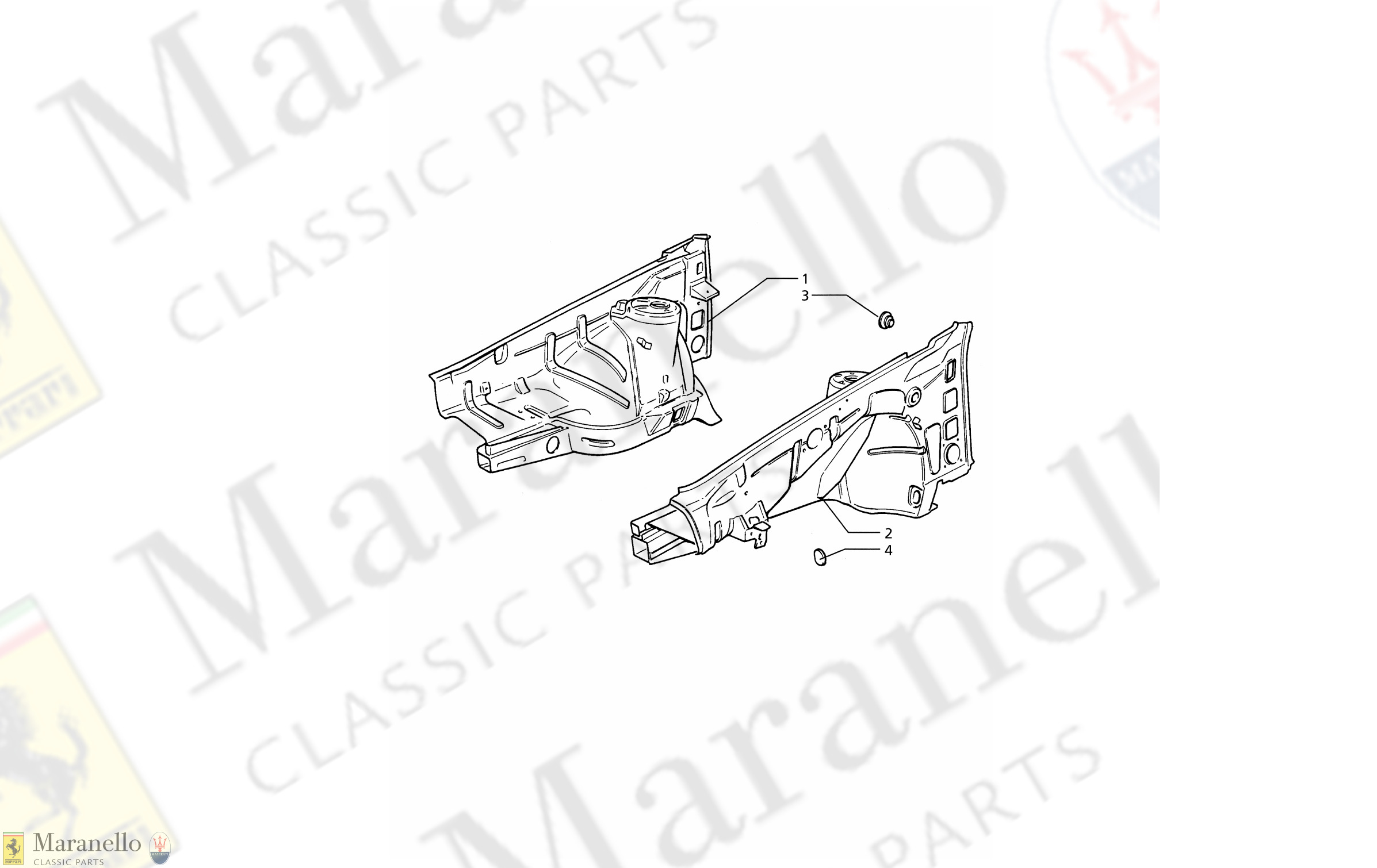 045 - BODY SHELL INNER WHEELARCHES