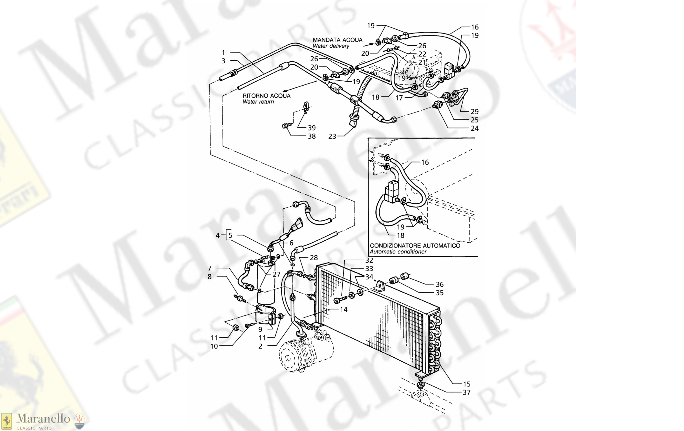 21.3 - AIR CONDITIONING SYSTEM (R.H.DRIVE) WITH R1