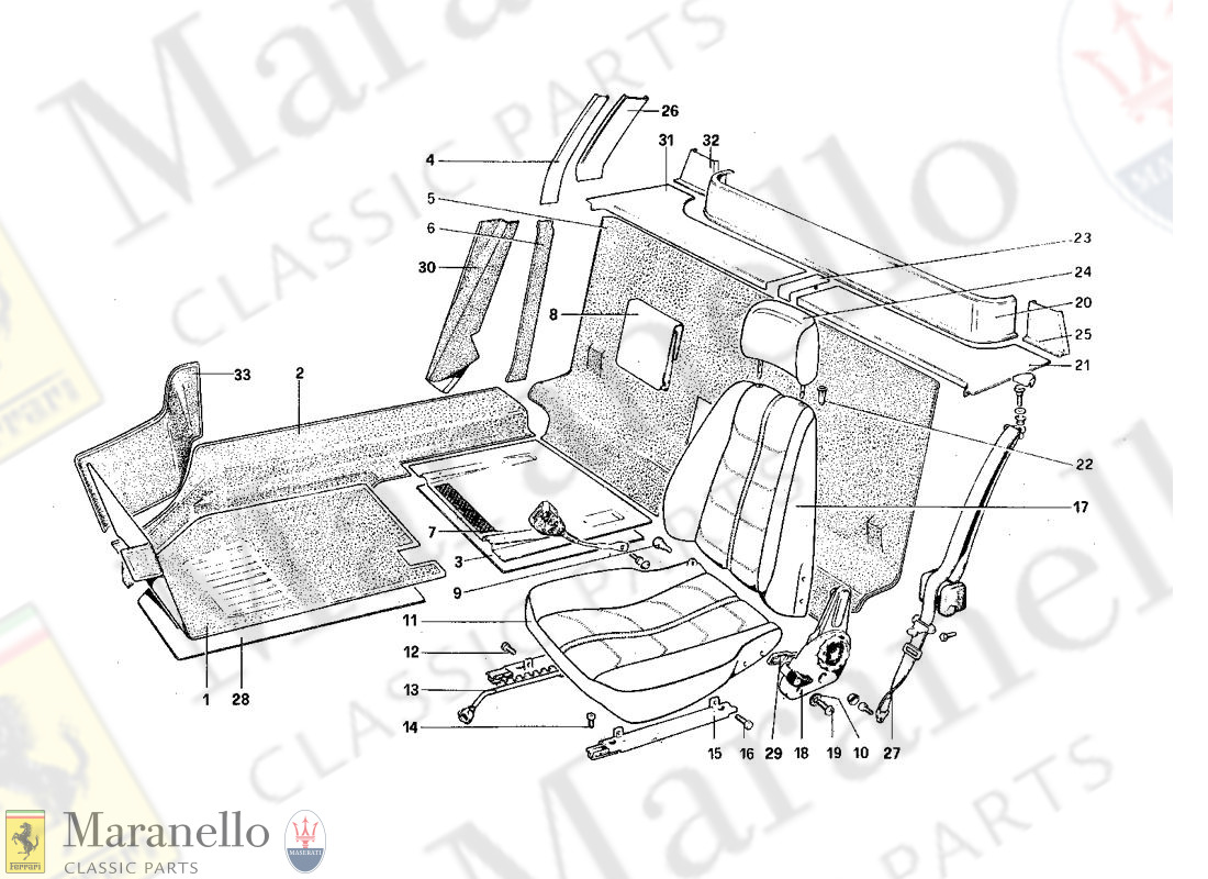 110 - Interior Trim, Accessories And Seats