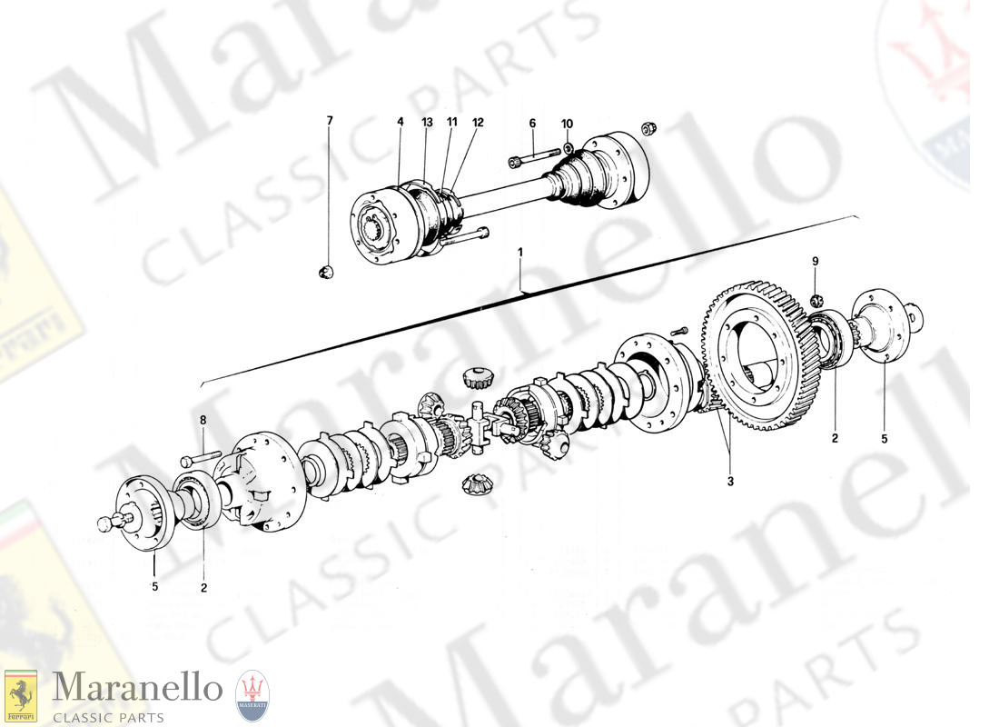 025 - Differential And Axle Shafts