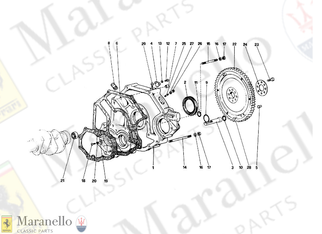 004 - Flywheel And Clutch Housing Spacer