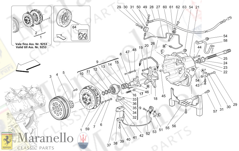 M2.11 - 1 FRICTION DISCS AND HOUSING FOR F1 GEARBOX