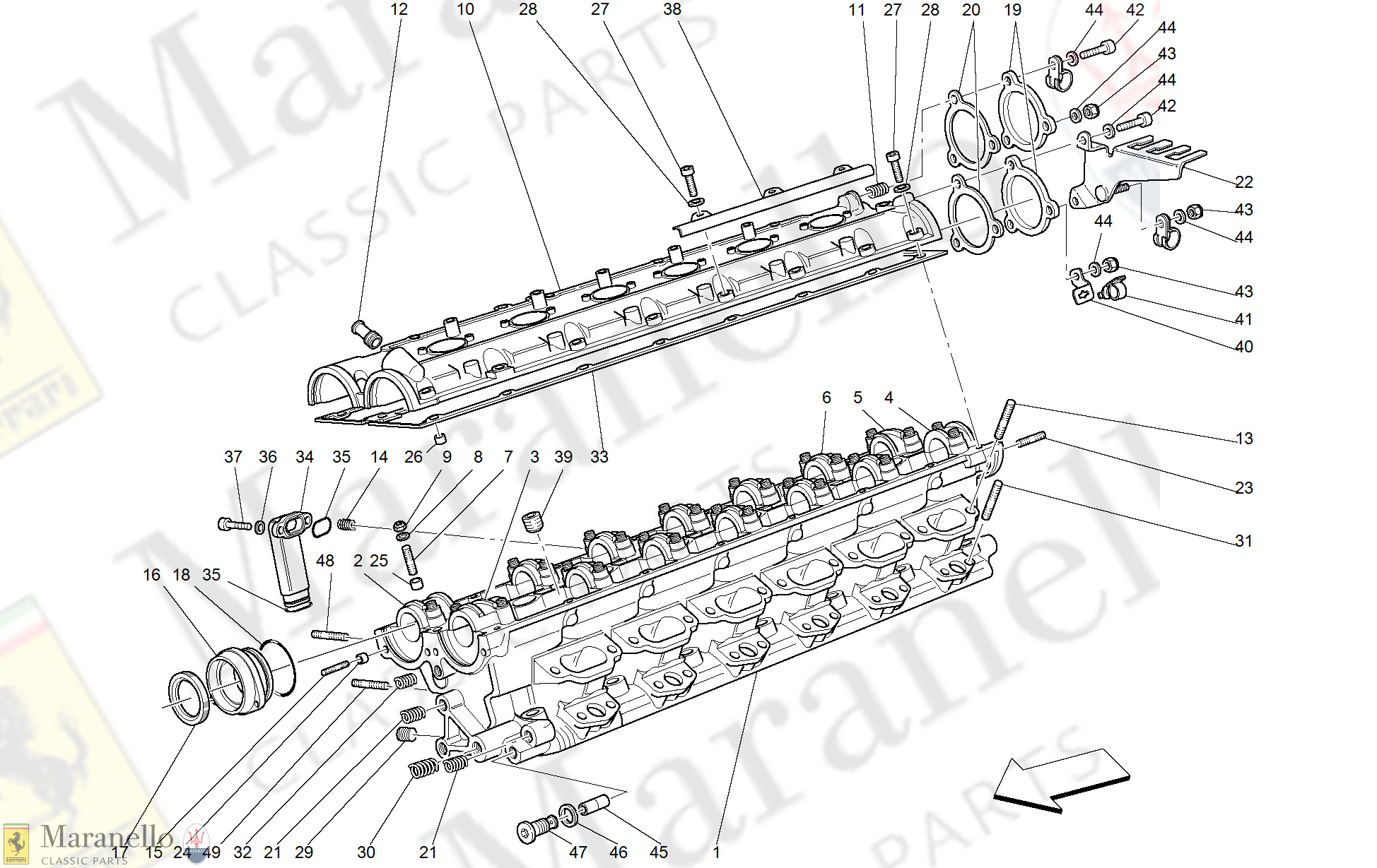 004 - R.H. Cylinder Head