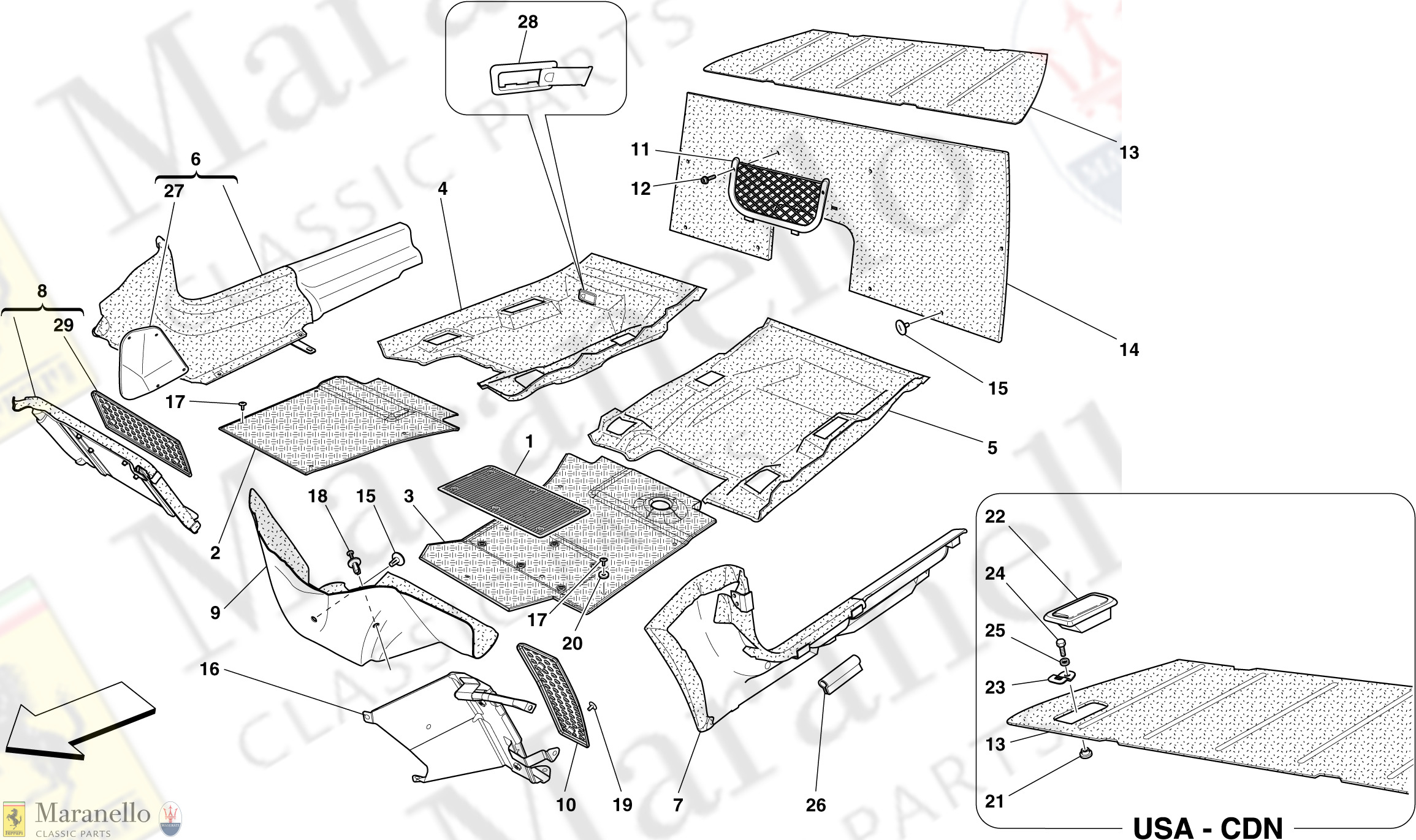 112 - Passenger Compartment Trim And Mats