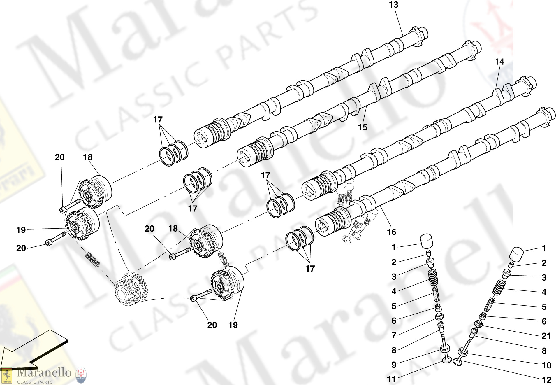 005 - Timing System - Tappets And Shafts