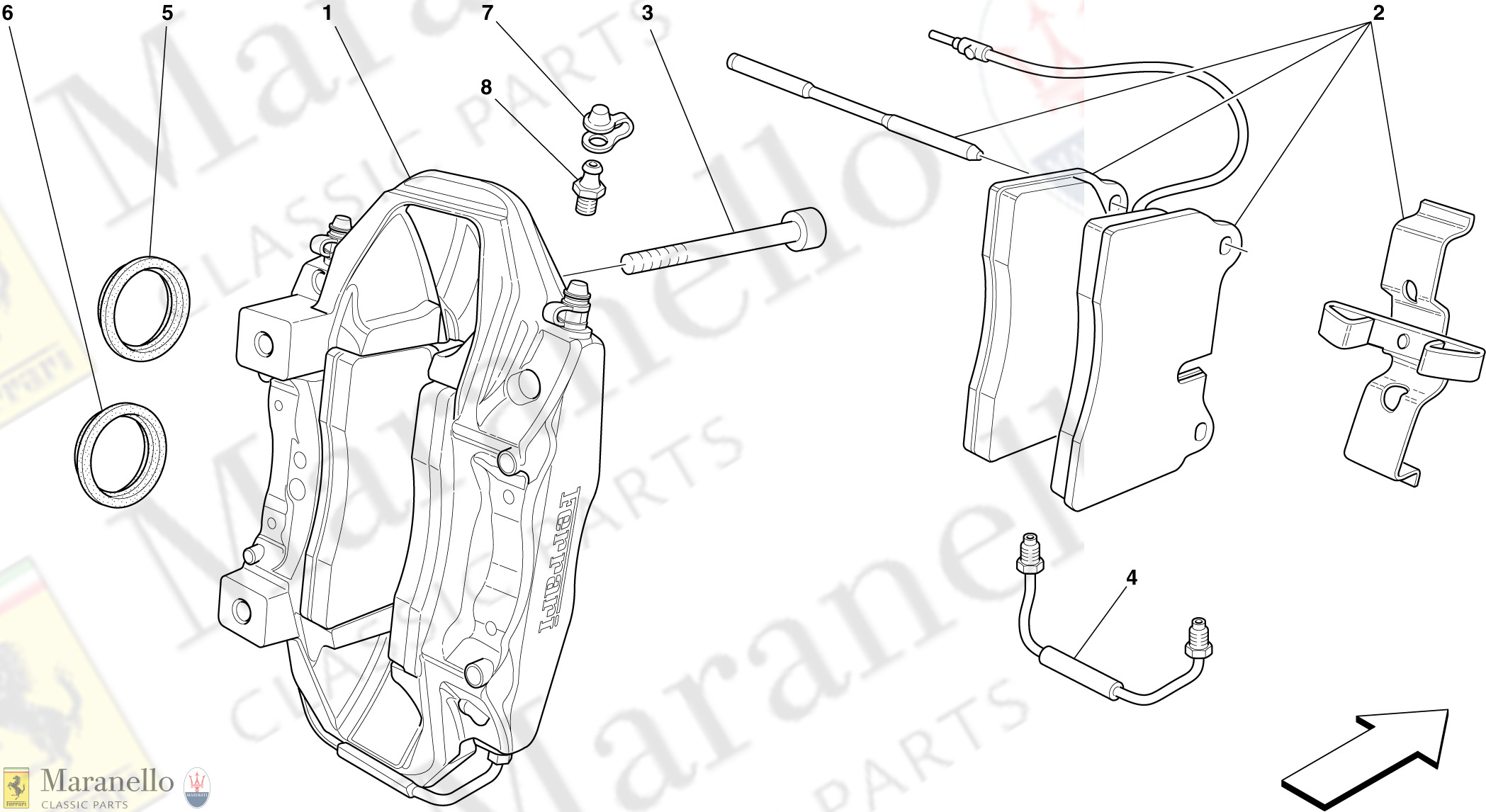 038 - Rear Brake Calliper