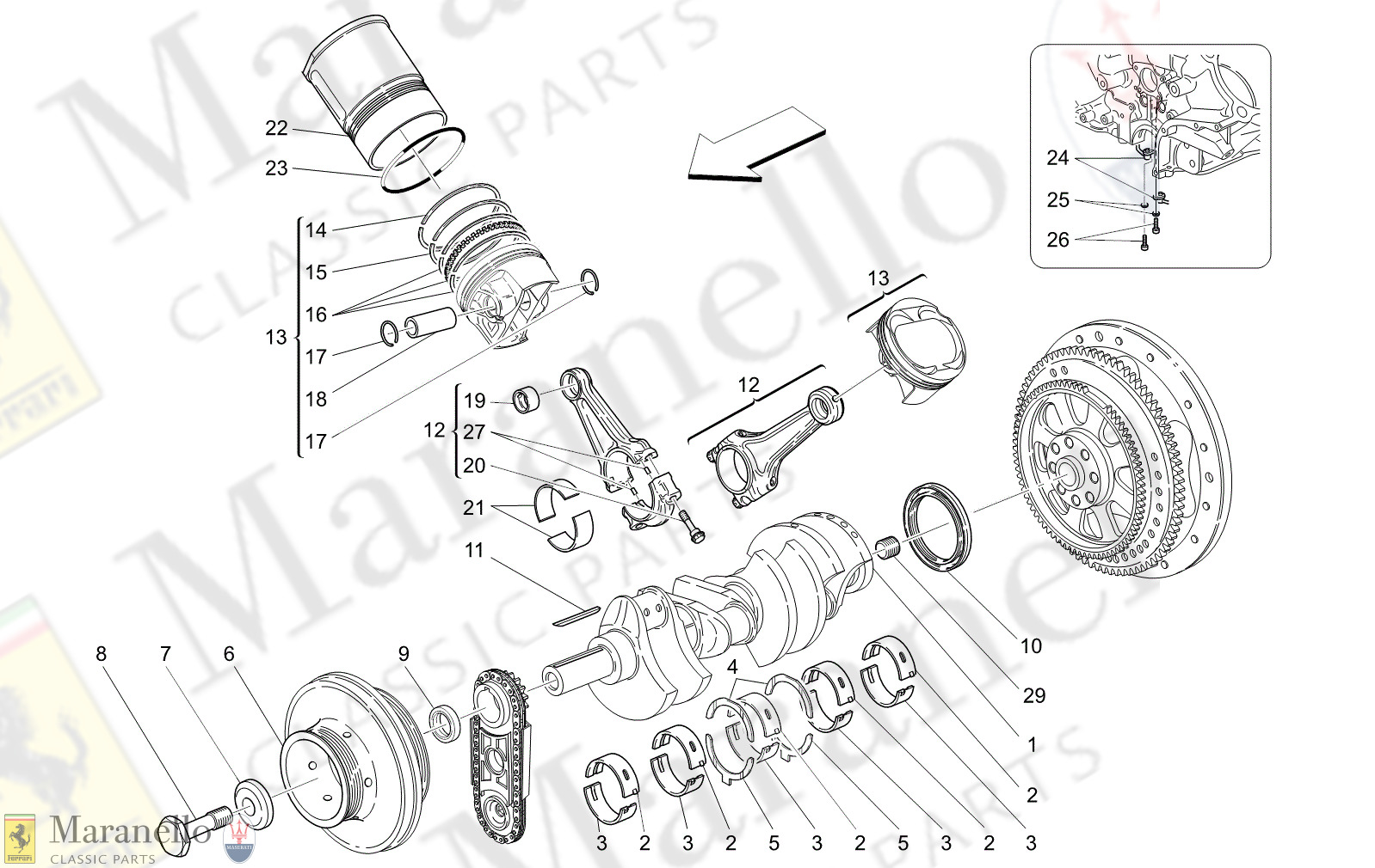 01.10 - 11 - 0110 - 11 Crank Mechanism