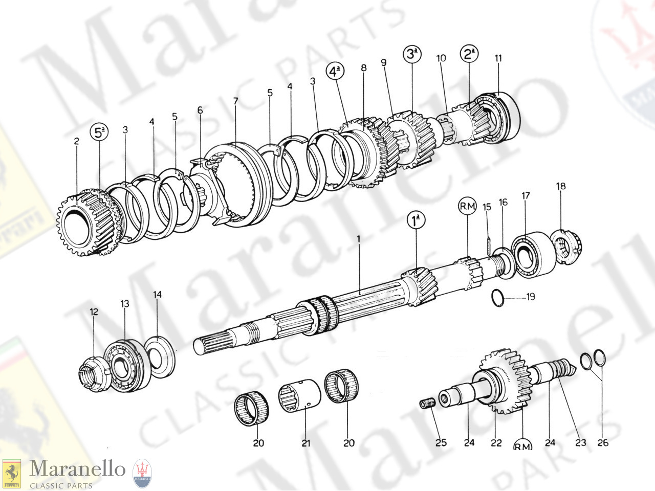 018 - Output Shaft Gears