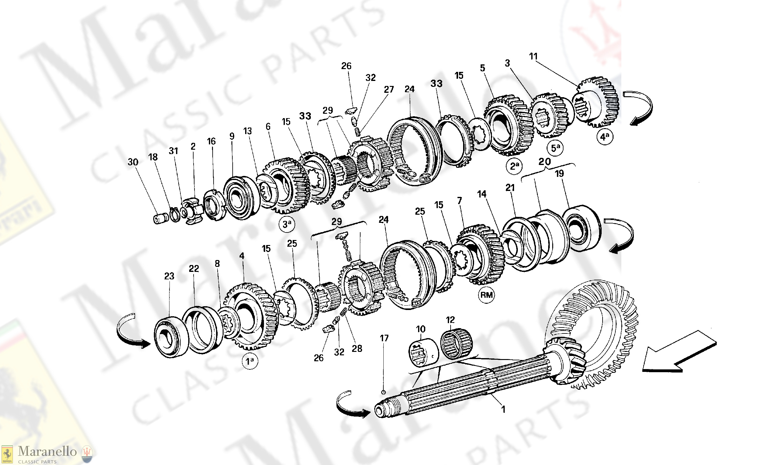 033 - Lay Shaft Gears