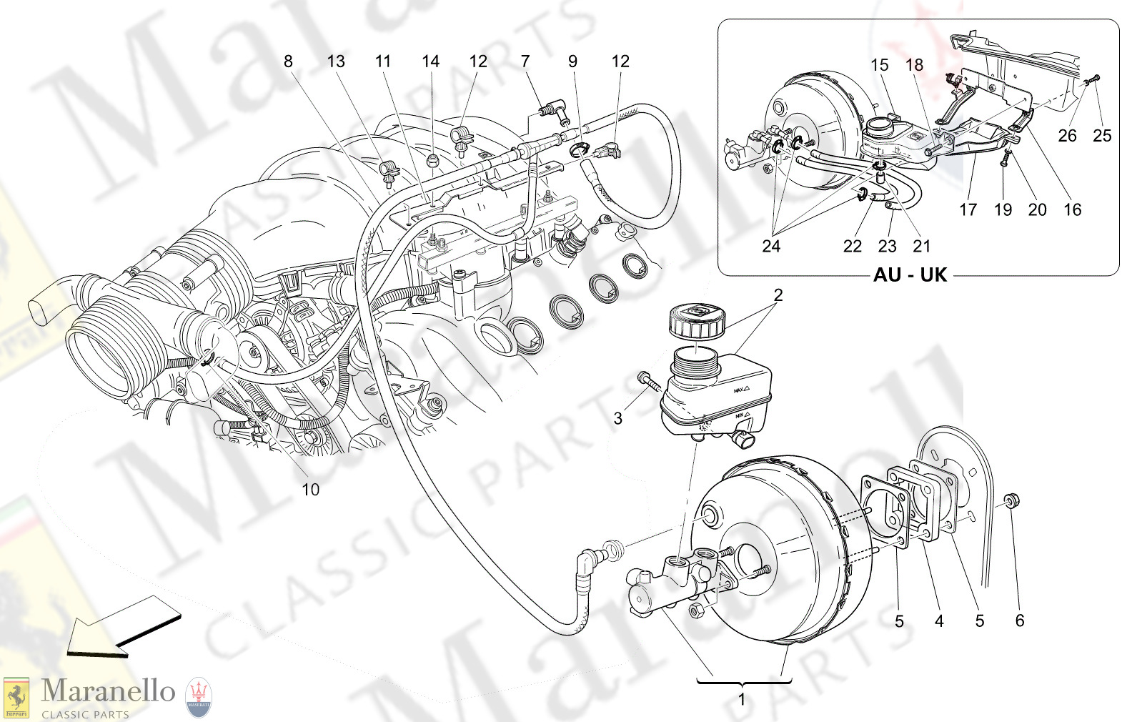 04.00 - 11 - 0400 - 11 Brake Servo System