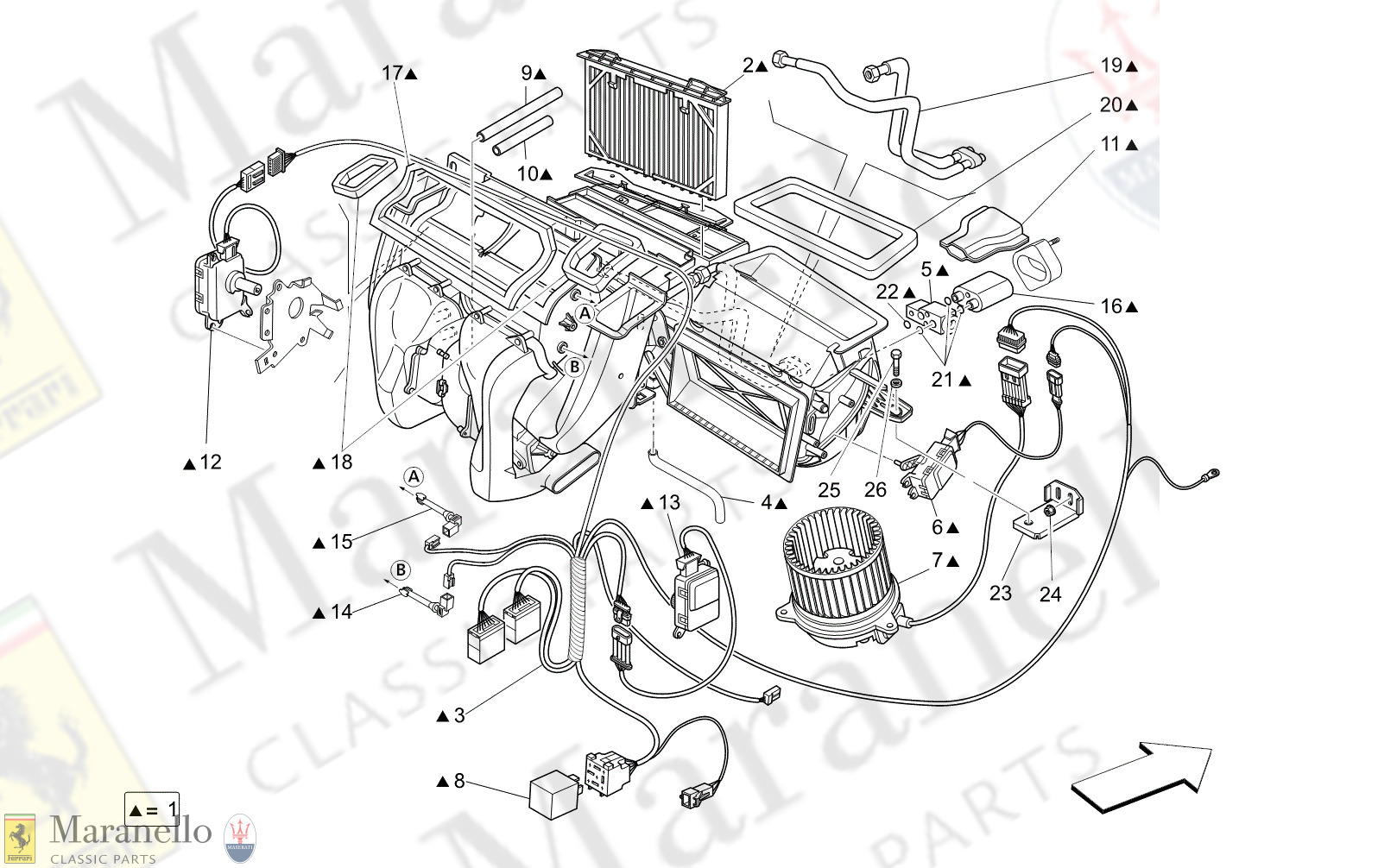 C8.41 - 14 - C841 - 14 A/C Unit: Dashboard Devices