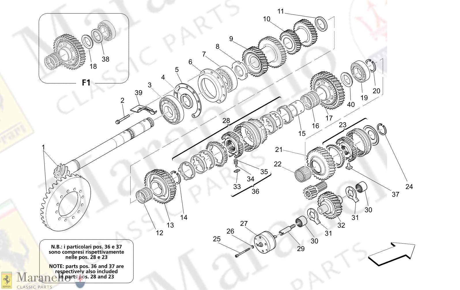 M3.12 - 14 - M312 - 14 Lay Shaft Gears