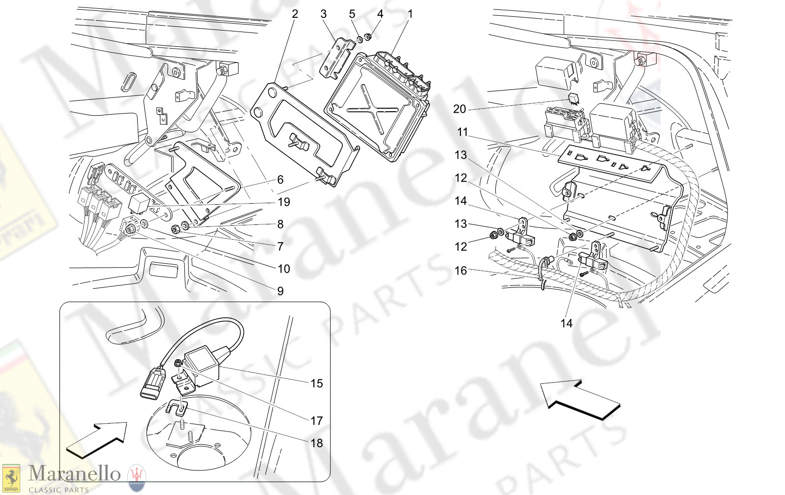 C8.75 - 15 - C875 - 15 Trunk Compartment Control Units