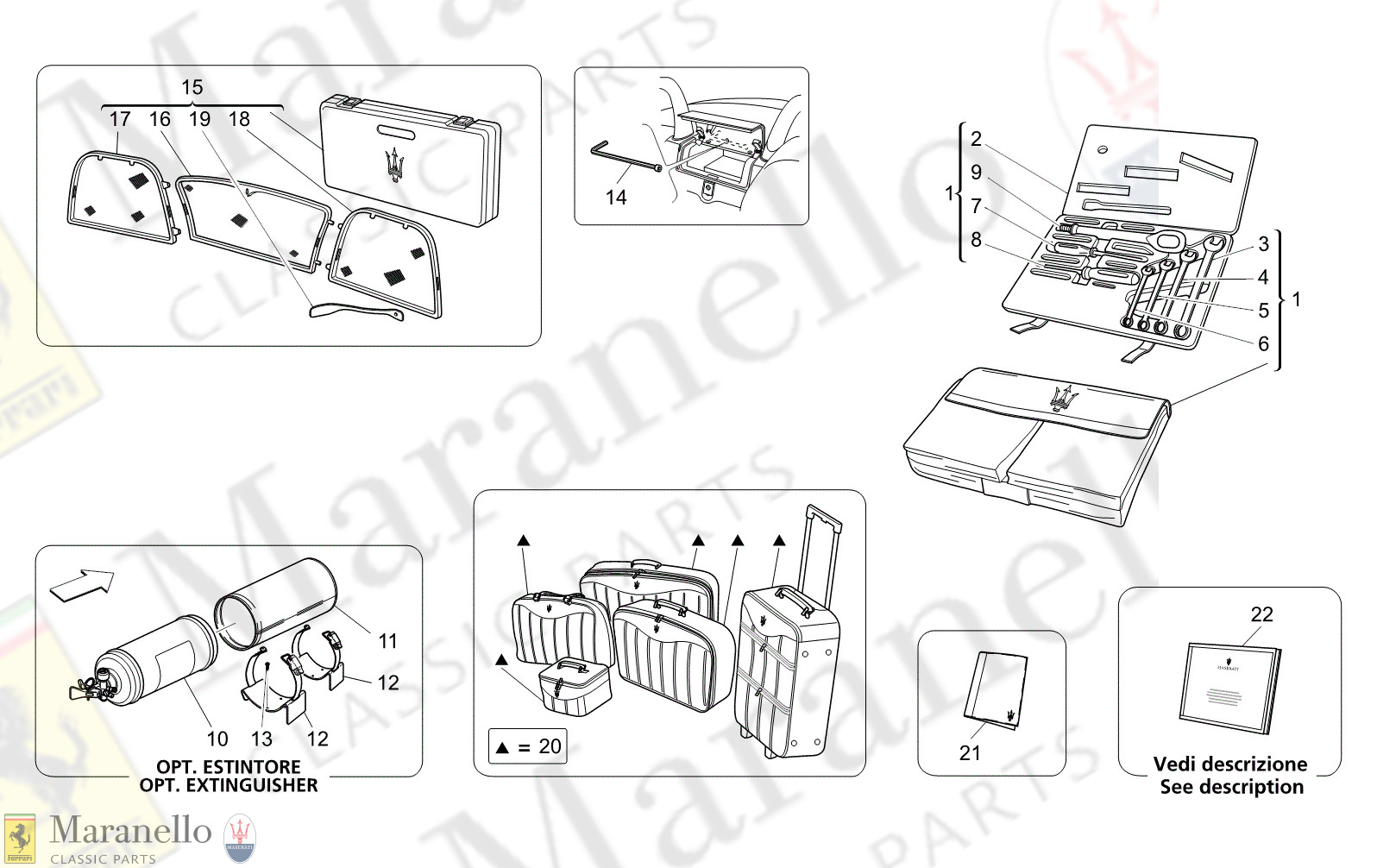 M7.30 - 24 - M730 - 24 Accessories Provided