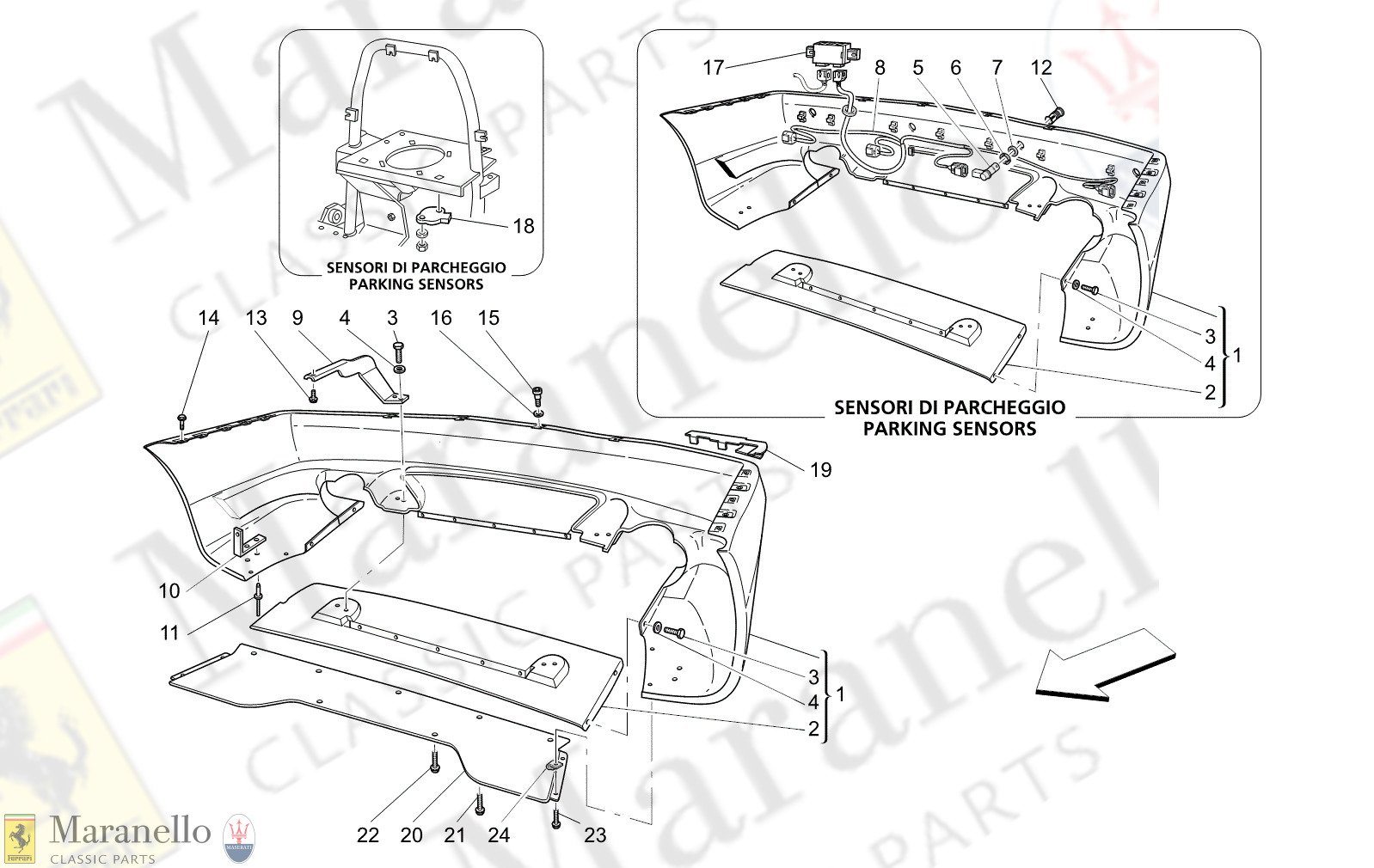 C9.11 - 15 - C911 - 15 Rear Bumper