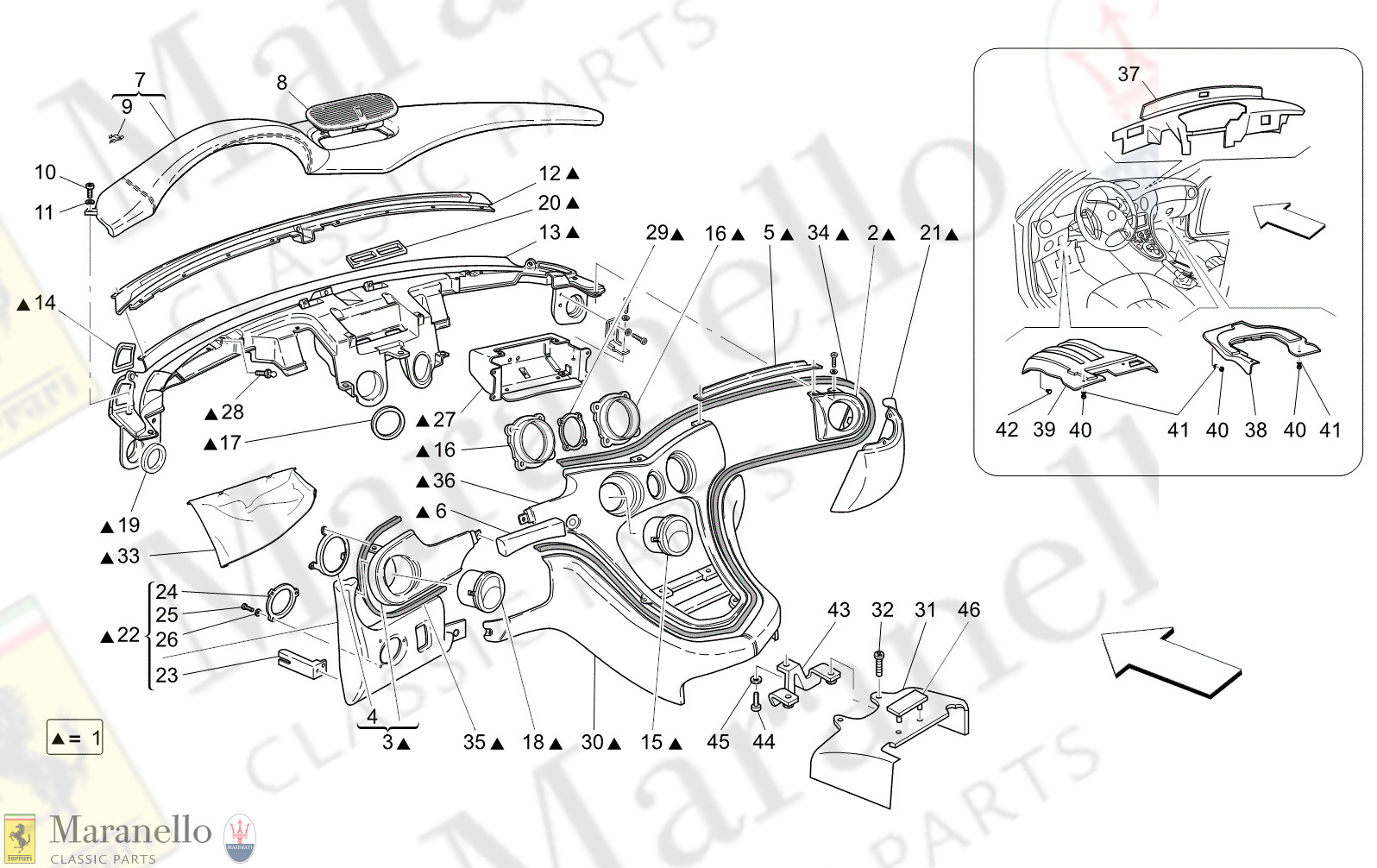 C9.50 - 15 - C950 - 15 Dashboard Unit