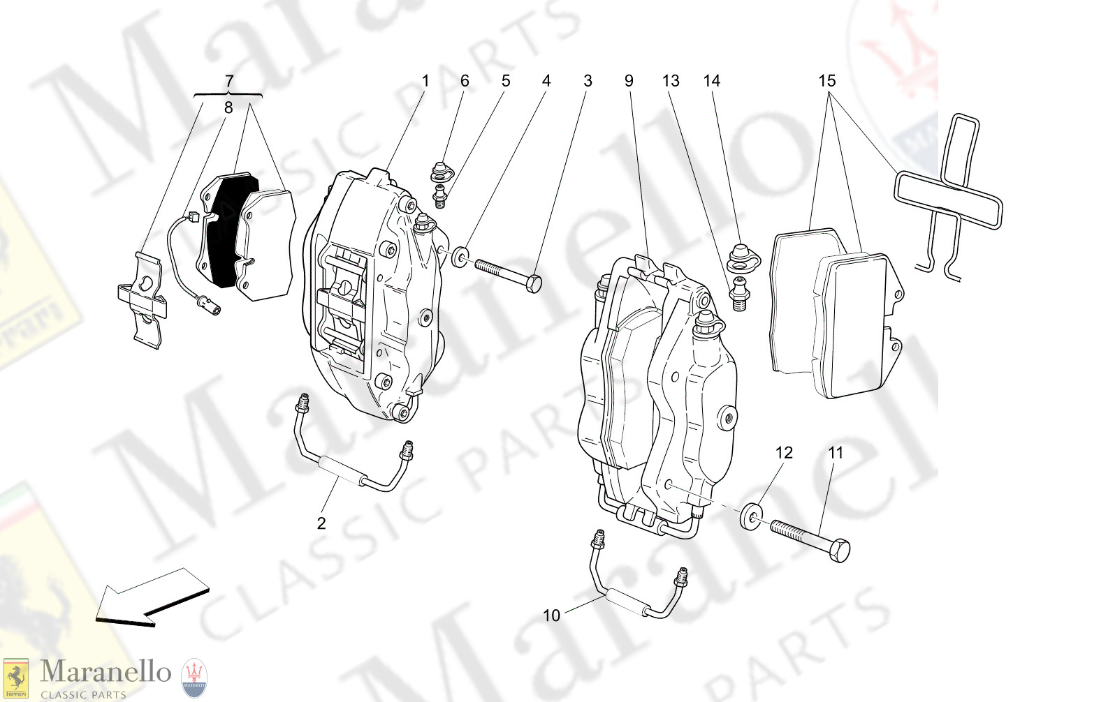 M4.12 - 14 - M412 - 14 Braking Devices On Wheels