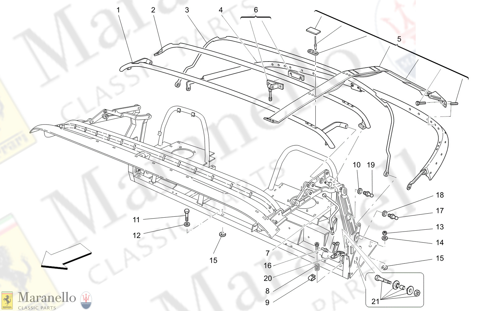 C9.86 - 15 - C986 - 15 Electrical Capote: Structure