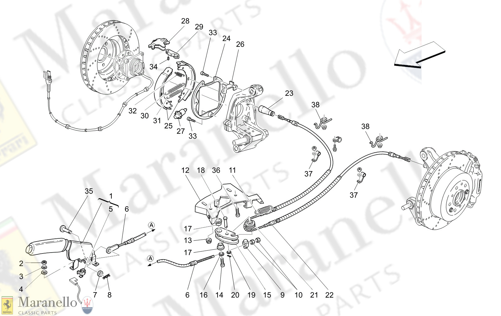 M4.30 - 15 - M430 - 15 Parking Brake