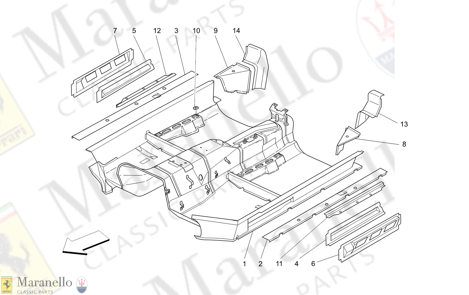 C9.04 - 15 - C904 - 15 Central Structural Frames And Sheet Panels