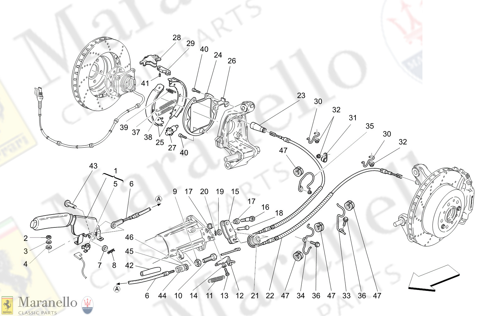 M4.30 - 14 - M430 - 14 Parking Brake