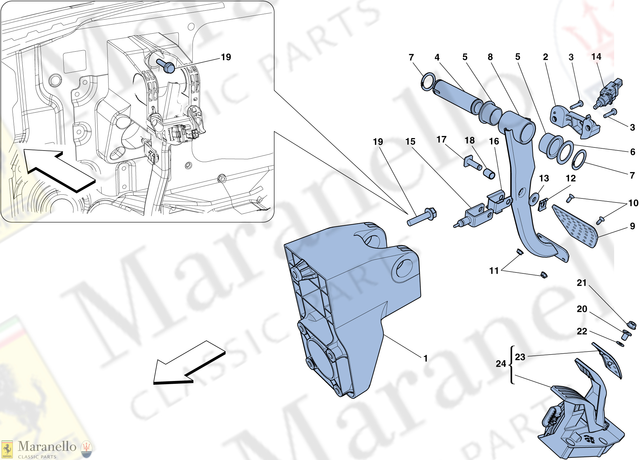 024 - Complete Pedal Board Assembly