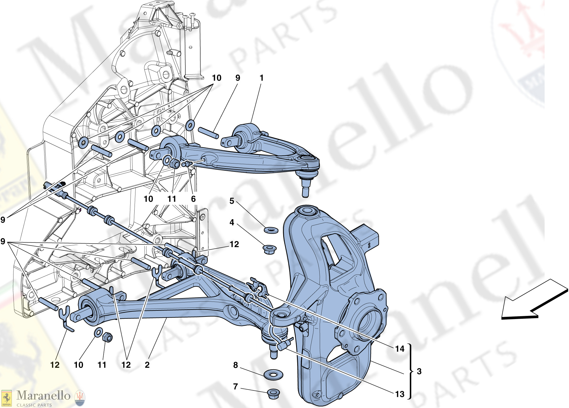 036 - Front Suspension - Arms