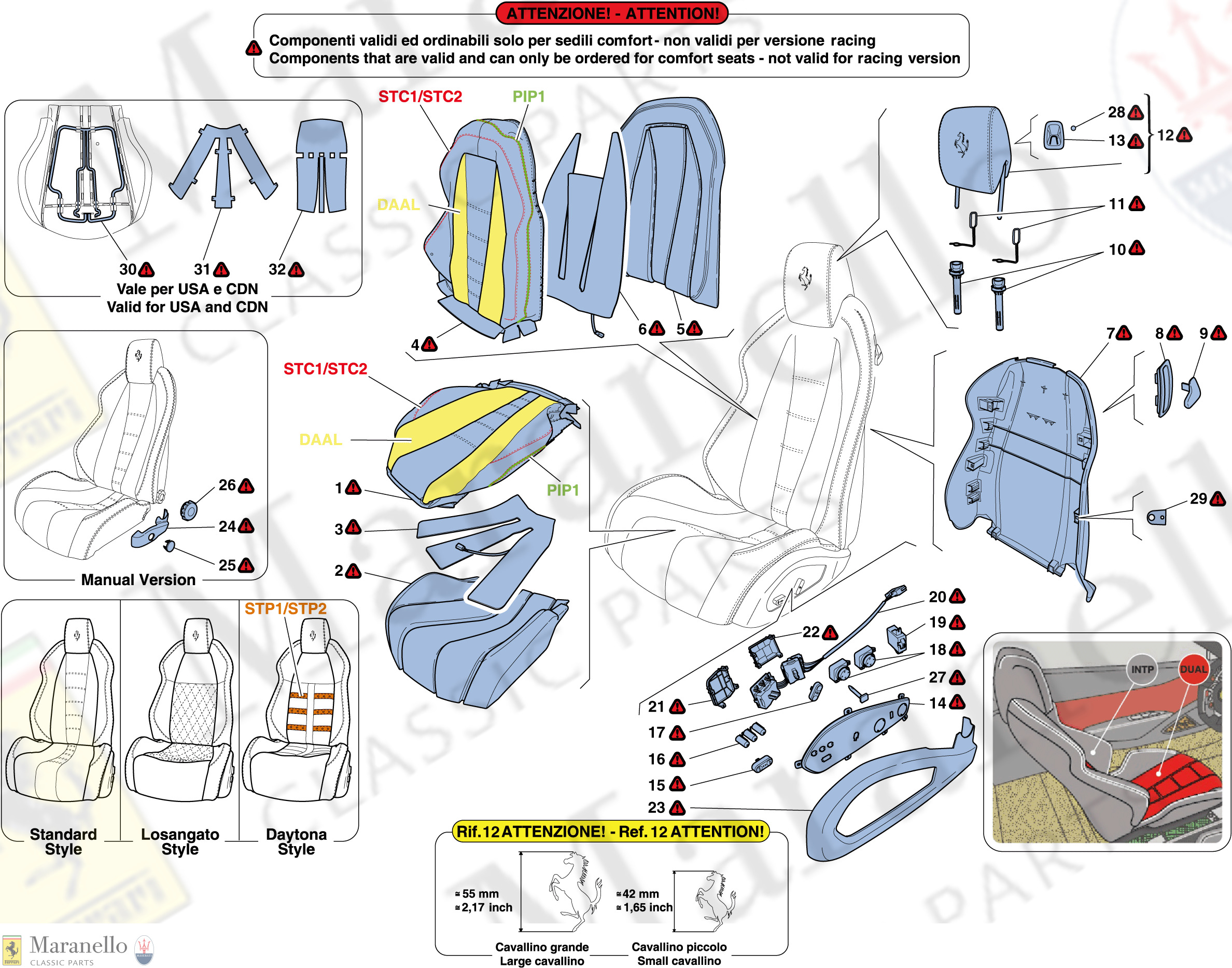 121 - Seats - Upholstery And Accessories