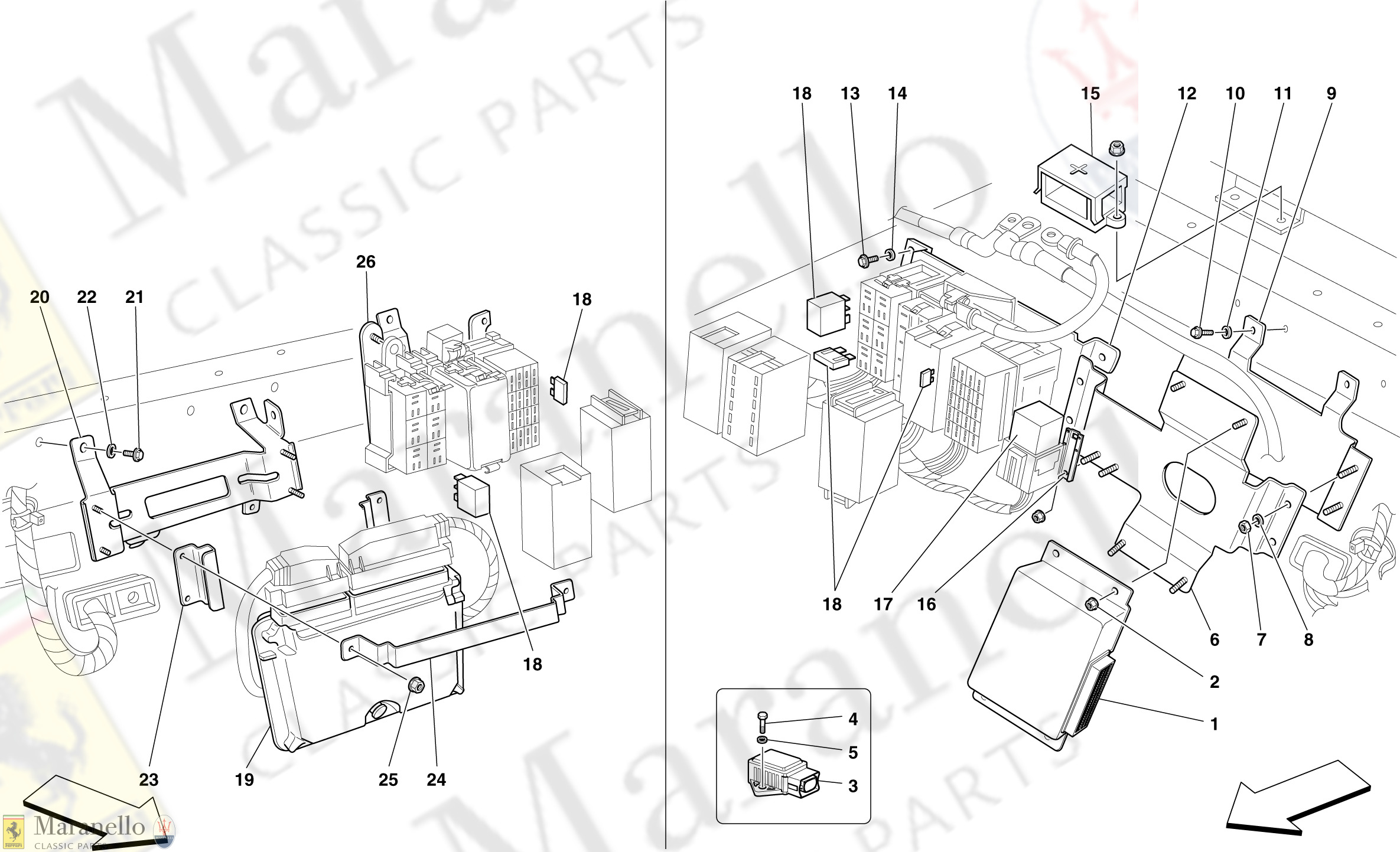 146 - Rear Passenger Compartment Ecus