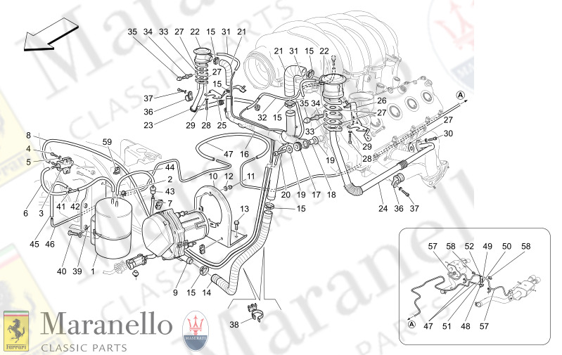 01.50 - 1 ADDITIONAL AIR SYSTEM       Available with Sport GTS VersionNot available with Awards Edition Version