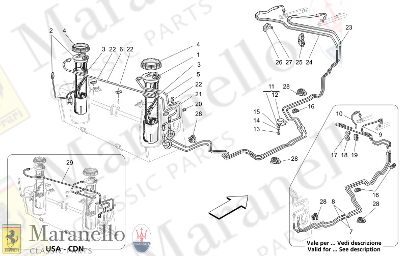 M1.43 - 1 FUEL PUMPS AND CONNECTION LINES