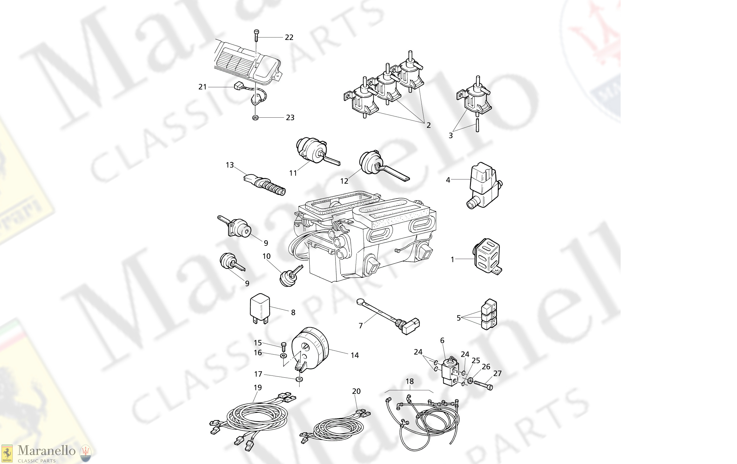 C 71 - Automatic Air Conditioner Assy