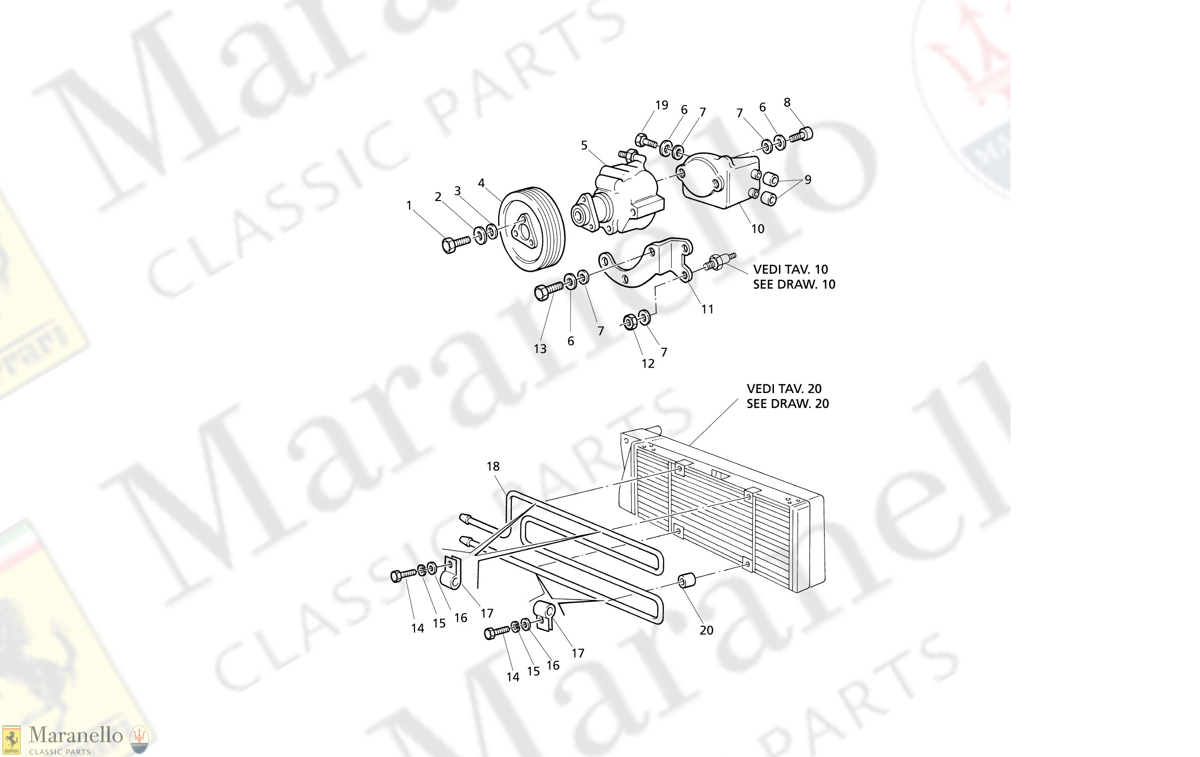 C 33.2 - C 332 - Power Steering Pumps And Oil Radiator