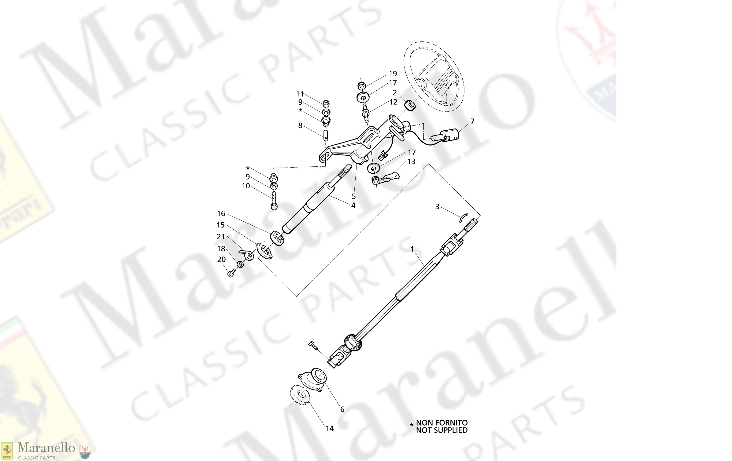 C 31.1 - C 311 - Steering Column