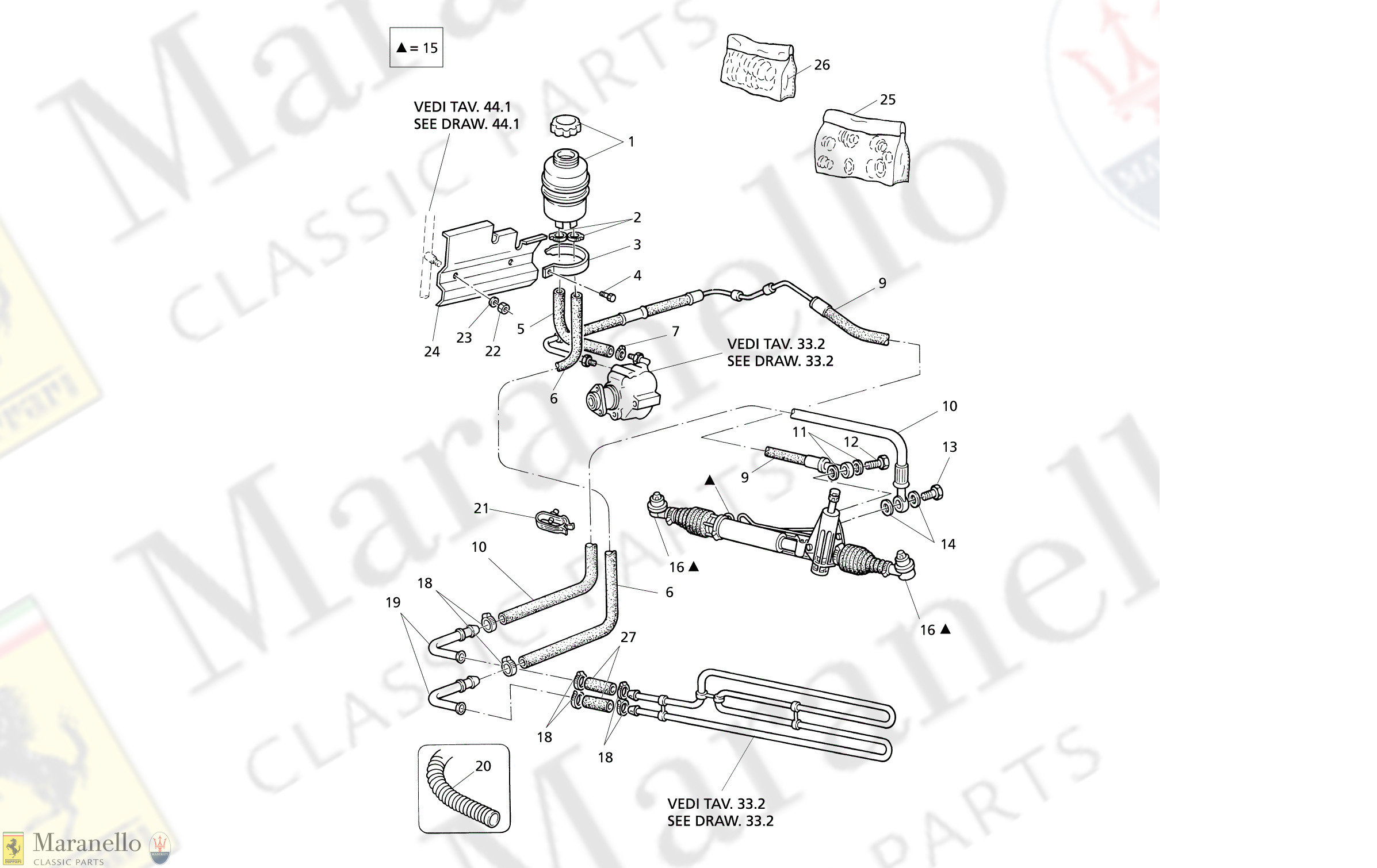 C 33 - Power Steering System (Lh Drive)