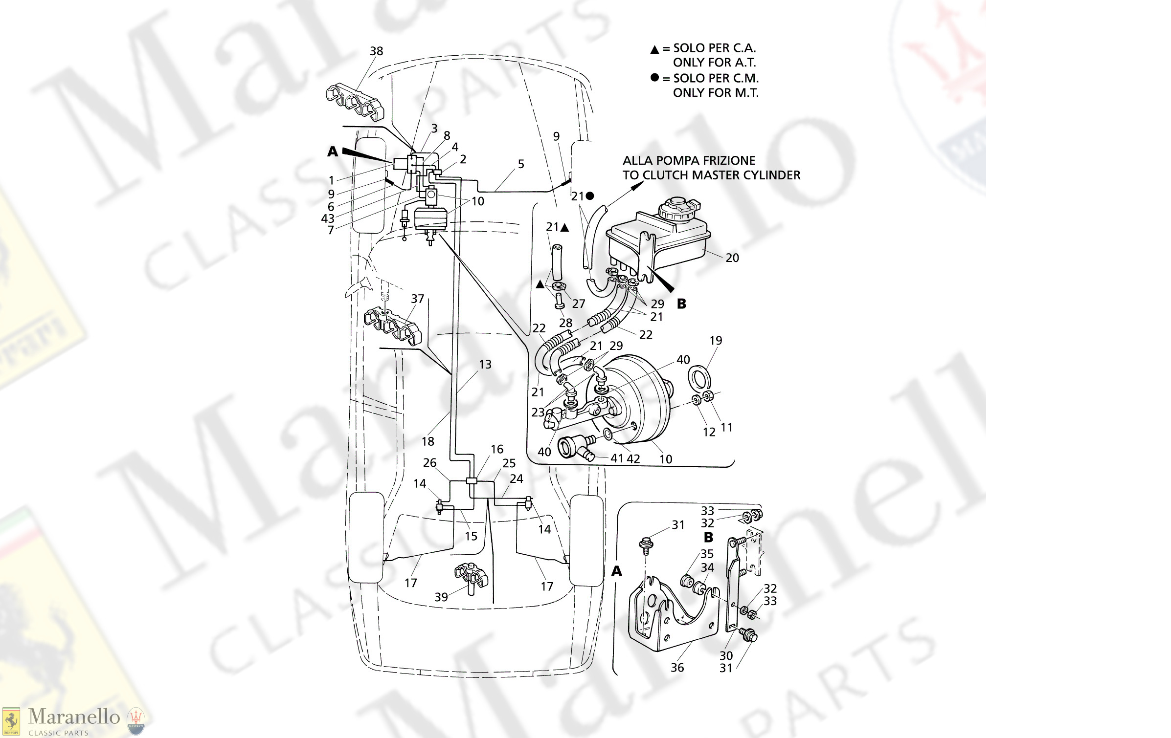 C 42 - ABS - HYDRAULIC BRAKE LINES (LH Drive)