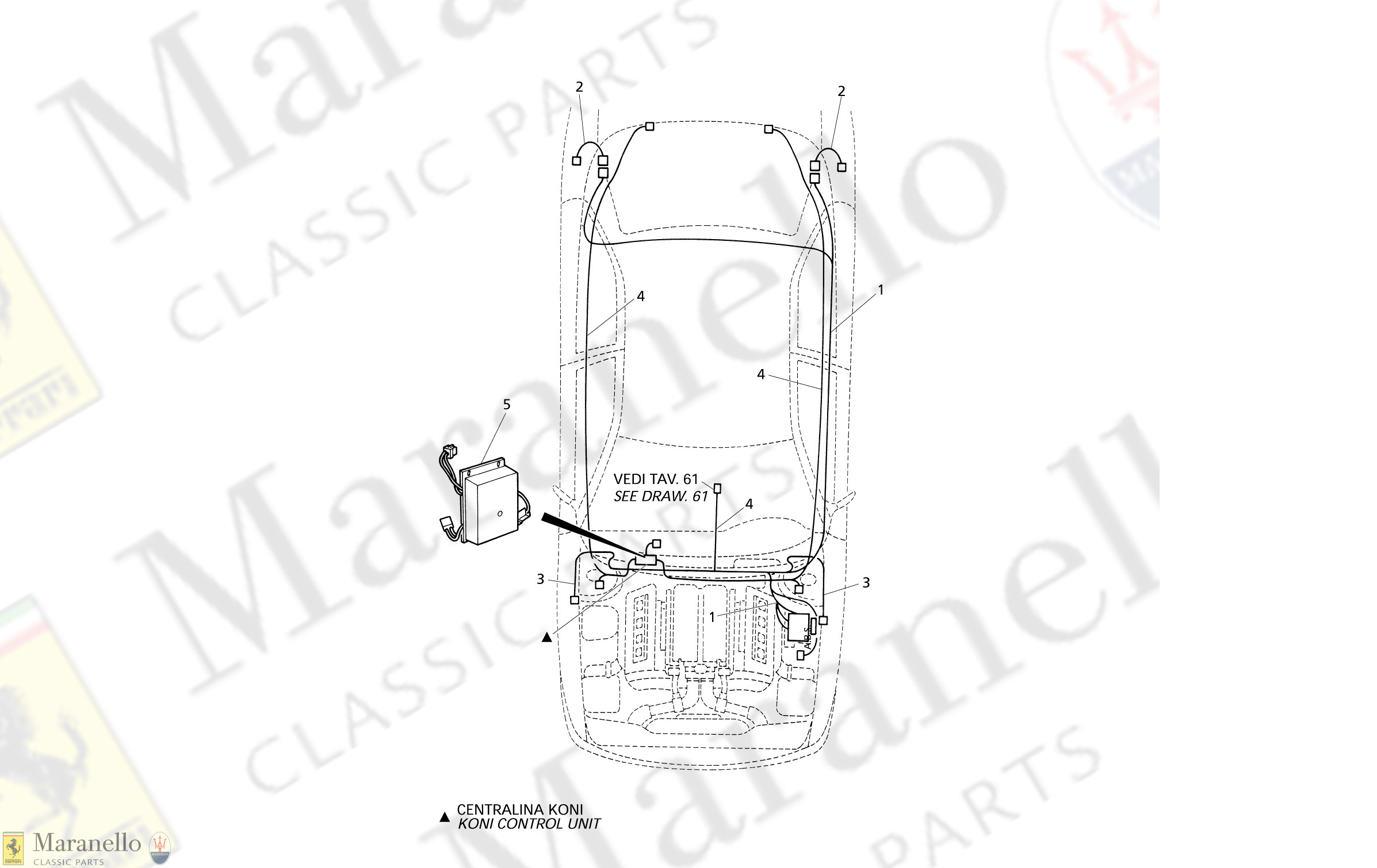 C 58.2 - C 582 - Electrical System: Abs And 'Koni' Suspension