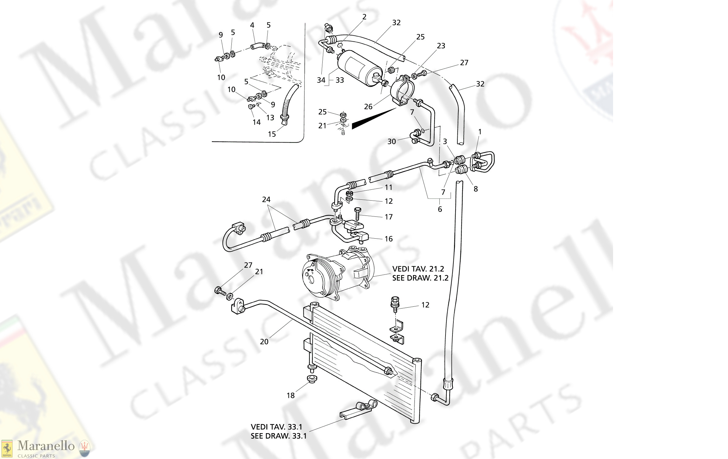 C 21.1 - C 211 - AIR CONDITIONING SYSTEM (RH Drive)