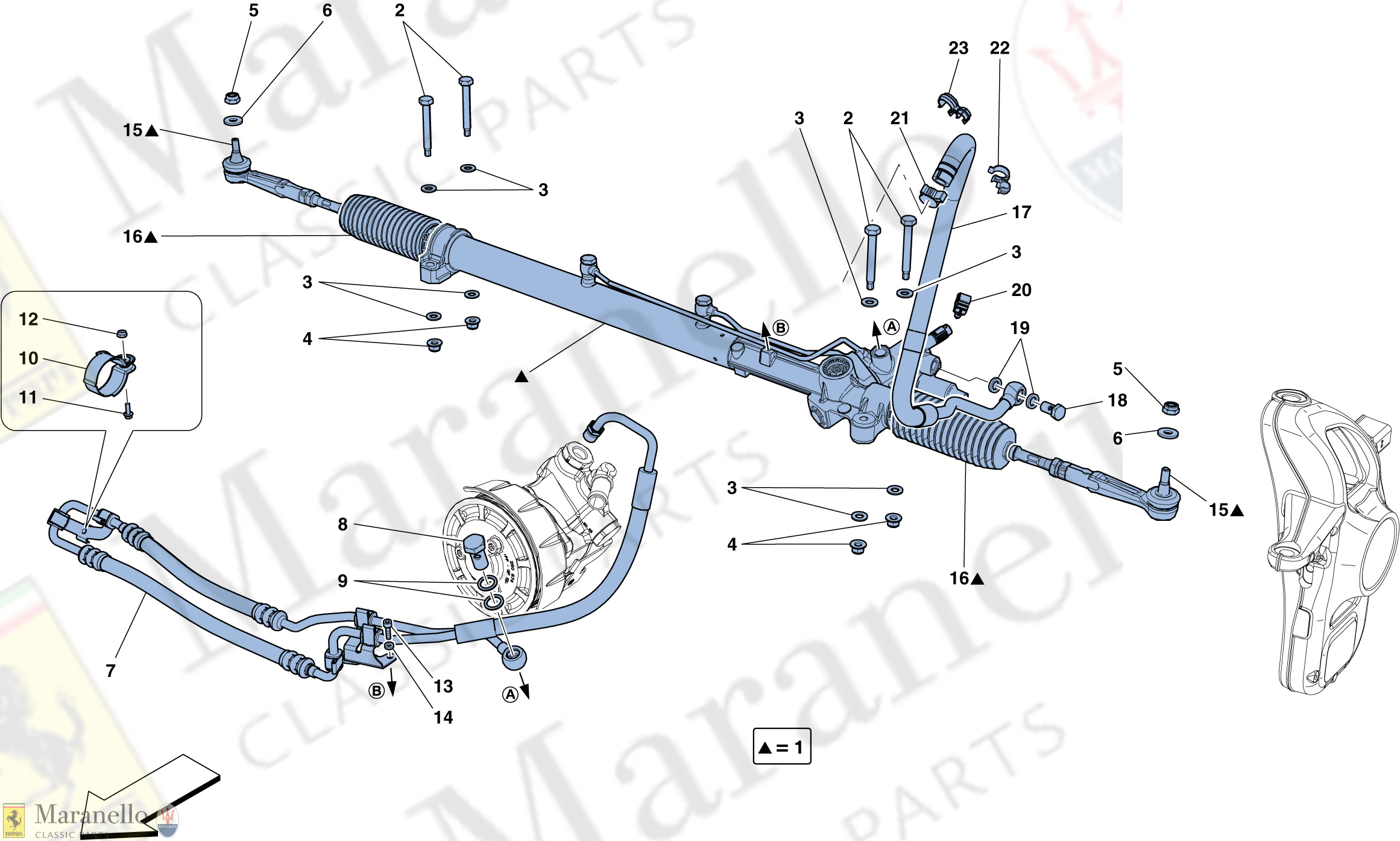 032 - Hydraulic Power Steering Box