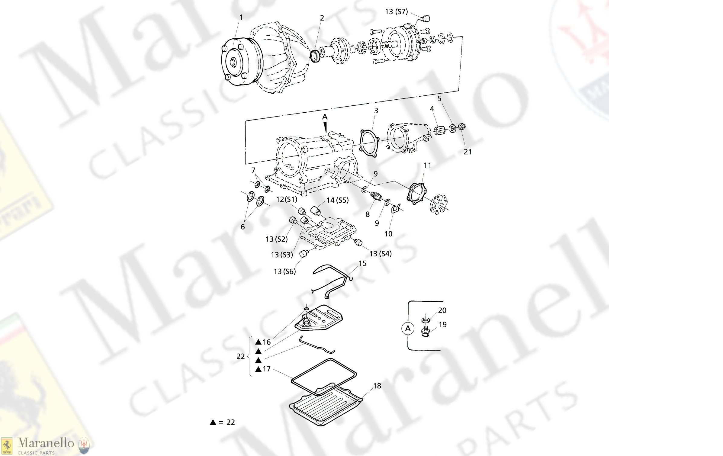 C 28.2 - C 282 - Automatic Transmission - Internal Parts