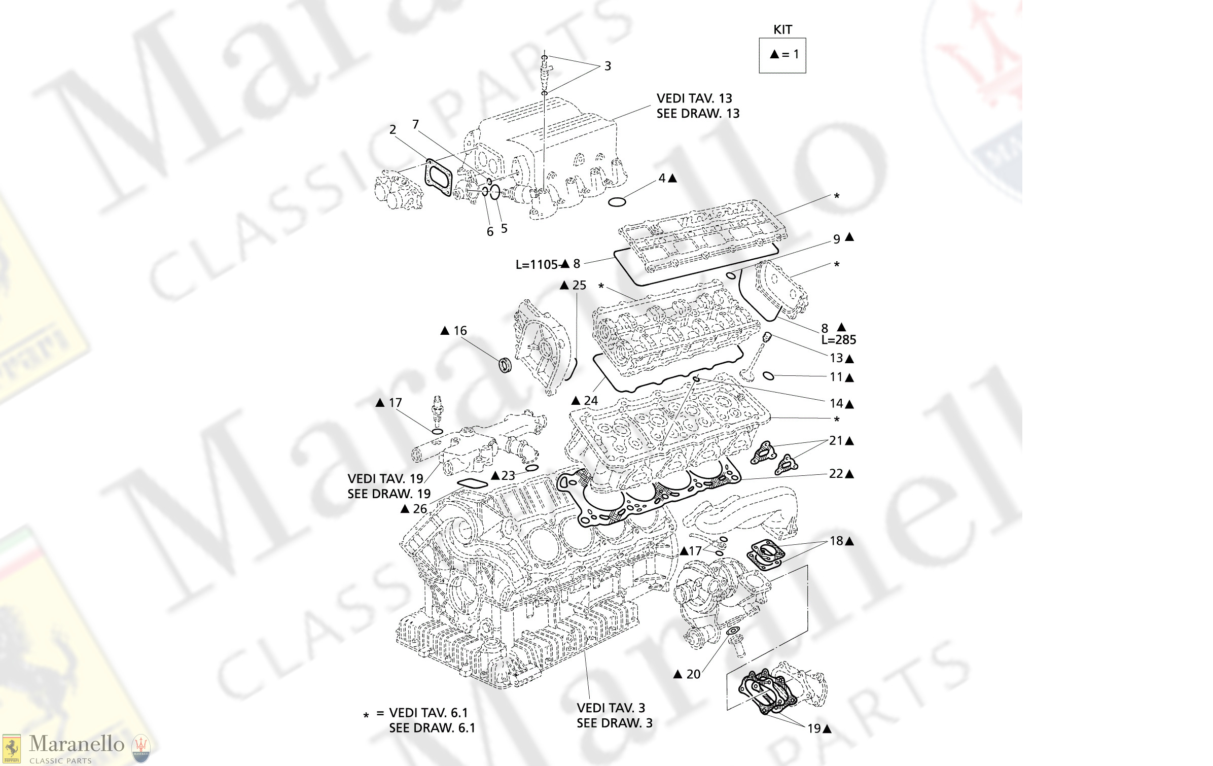 C 1 - Gaskets And Seals For Heads Overhaul