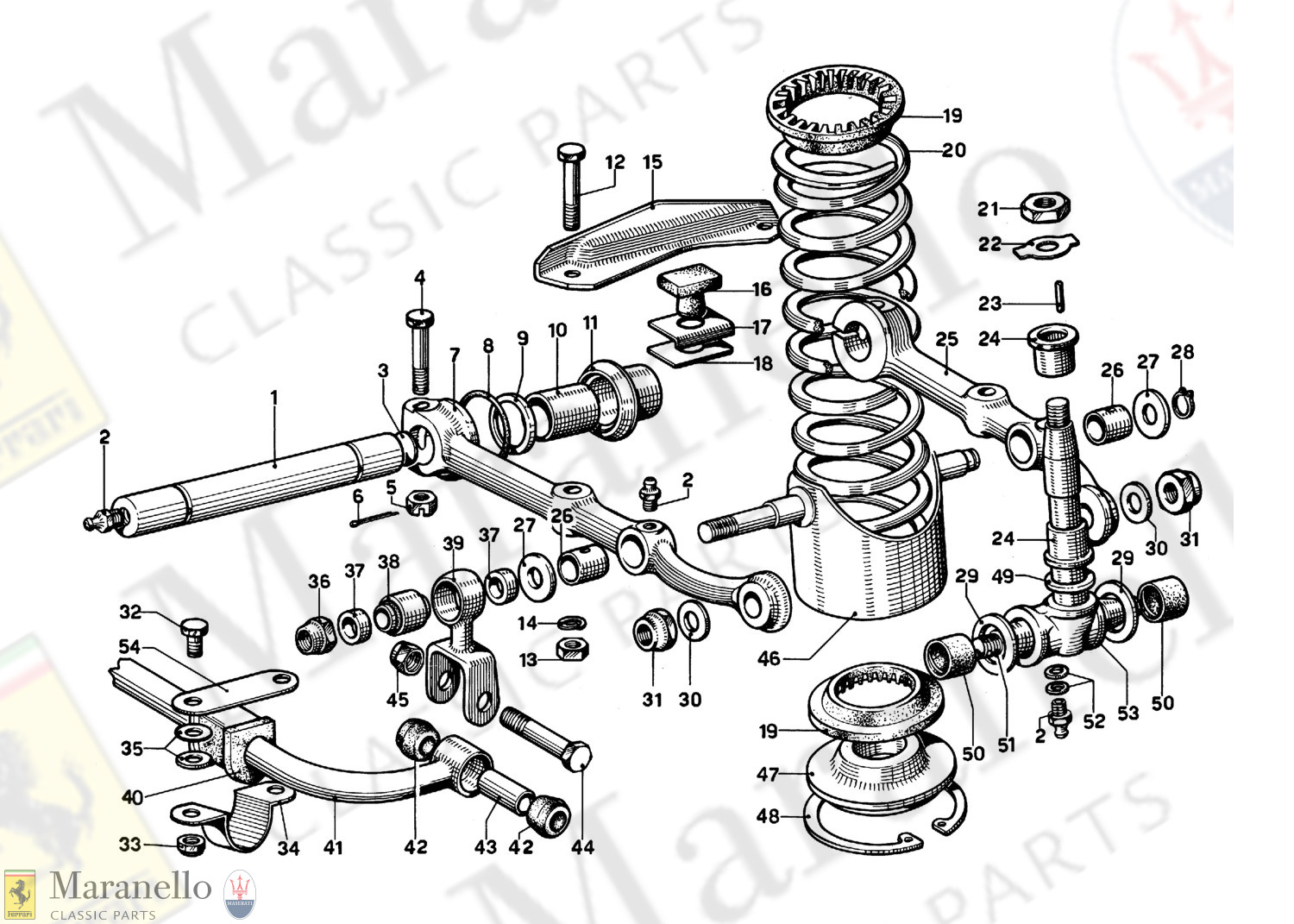 031 - Front Wheel Suspension - Bottom Arms