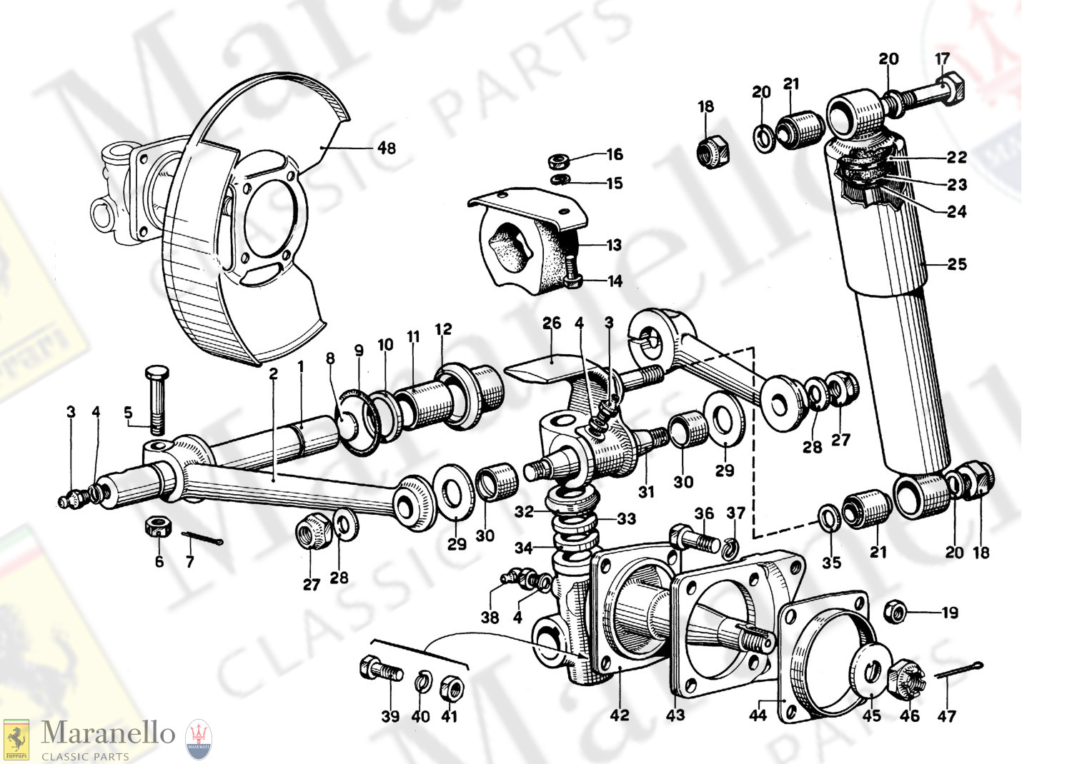 030 - Front Wheel Suspension - Upper Arms