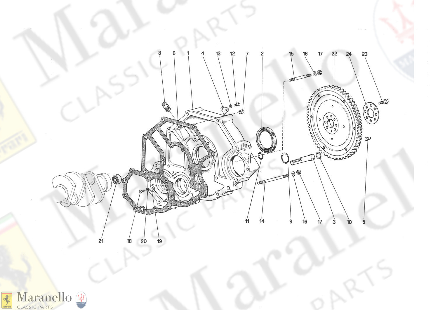 004 - Flywheel And Clutch Housing Spacer